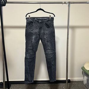 Men’s V 1969 Abbigliamento Sportivo SRL Grey Moto Jeans